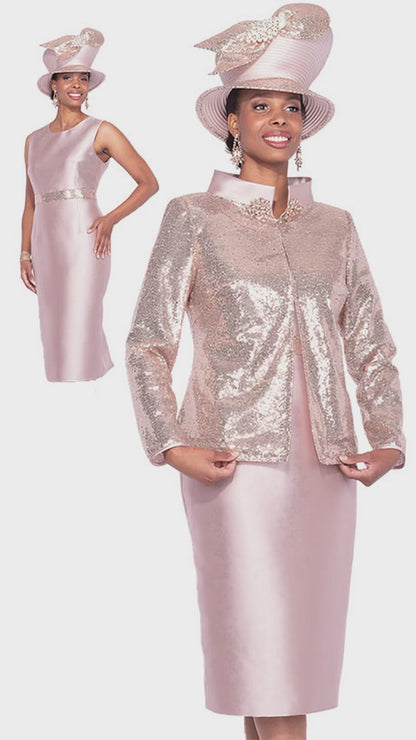 Champagne Italy 5919-CRM Church Dress