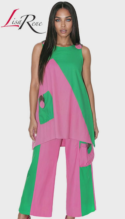 Lisa Rene 3389-PWG Church Suit