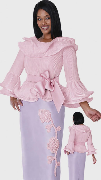 Stellar Looks SL600893-PWL-QS Church Suit