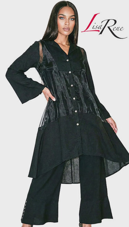 Lisa Rene 3393-BLK Church Suit