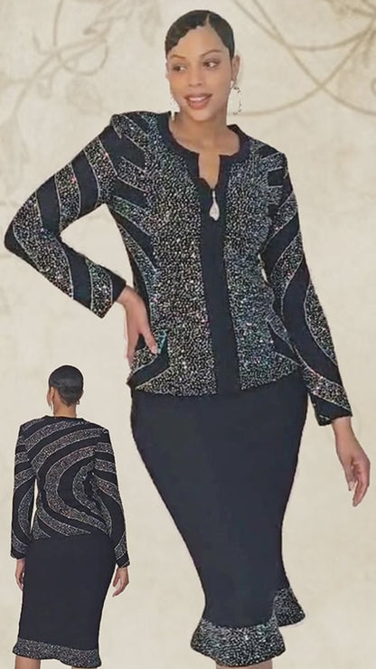 Liorah 7313-NVY Church Suit