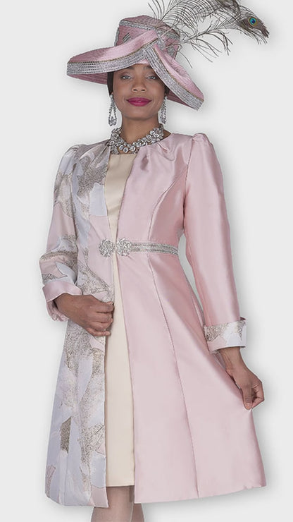 Champagne Italy 6109-PWG Church Dress