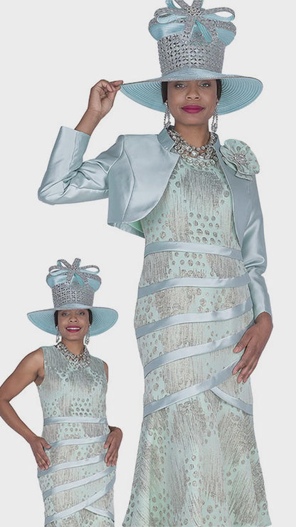 Champagne Italy 6107-MNT Church Dress