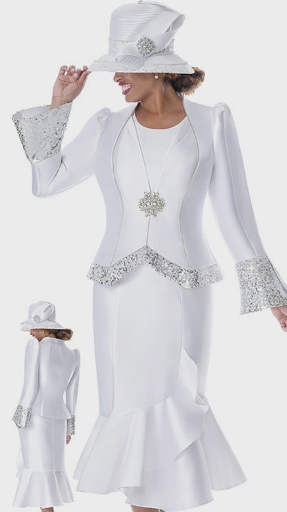 GMI 401903-WHT-H Church Hat