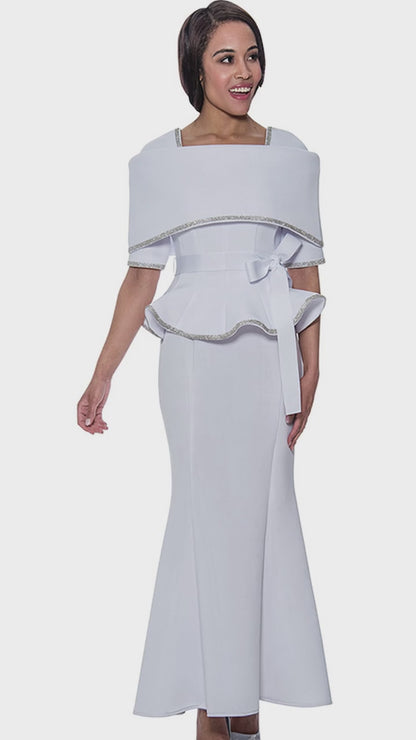 Stellar Looks SL1692-WHT-QS Church Suit