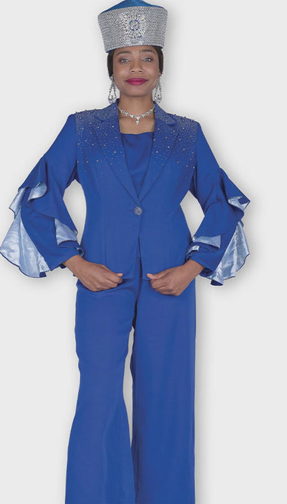 Aussie Austine 6104-RYL Pant Suit
