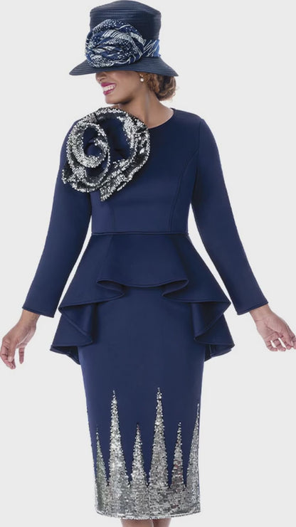 GMI 402112-NVY-H Church Hat