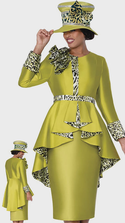 GMI G400552-OLV-QS Womens Church Suit