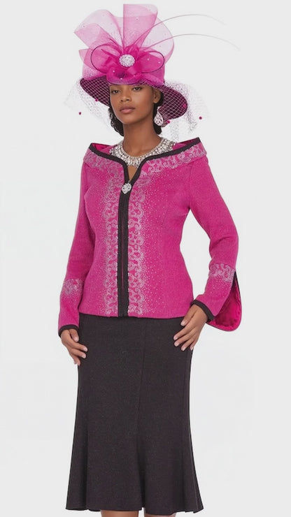 Champagne Italy 5963-FU-IH Church Suit
