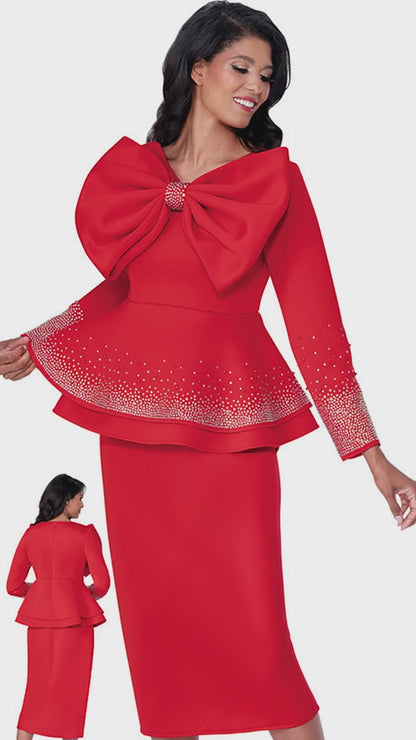 Stellar Looks SL600732-RED-IH Church Suit