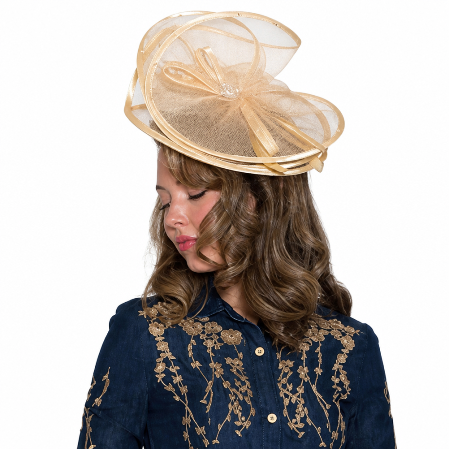 Lily and Taylor 5152-NVY-H Church Hat