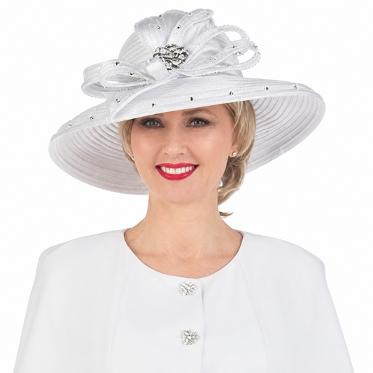 Mia By Giovanna S0736-WHT-H Church Hat