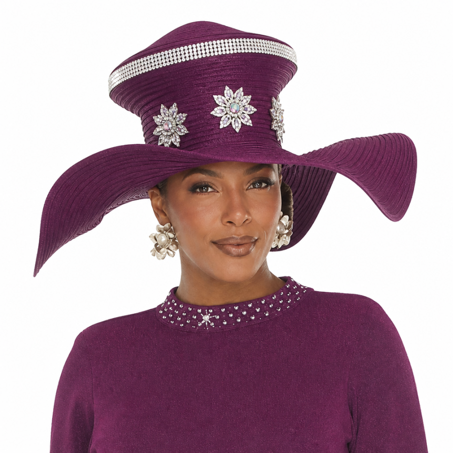 Donna Vinci 13437-H Church Hat