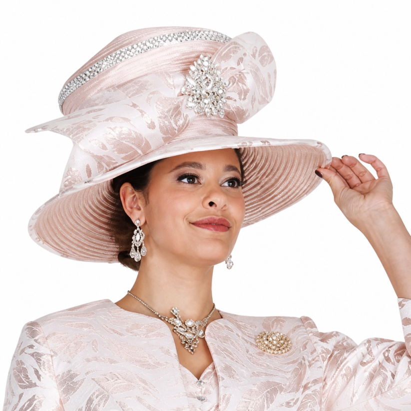 Champagne Italy H6416 Church Hat