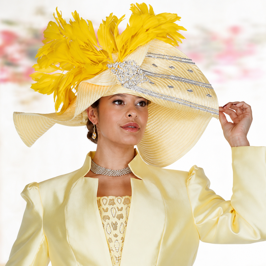 Champagne Italy H6208 Church Hat