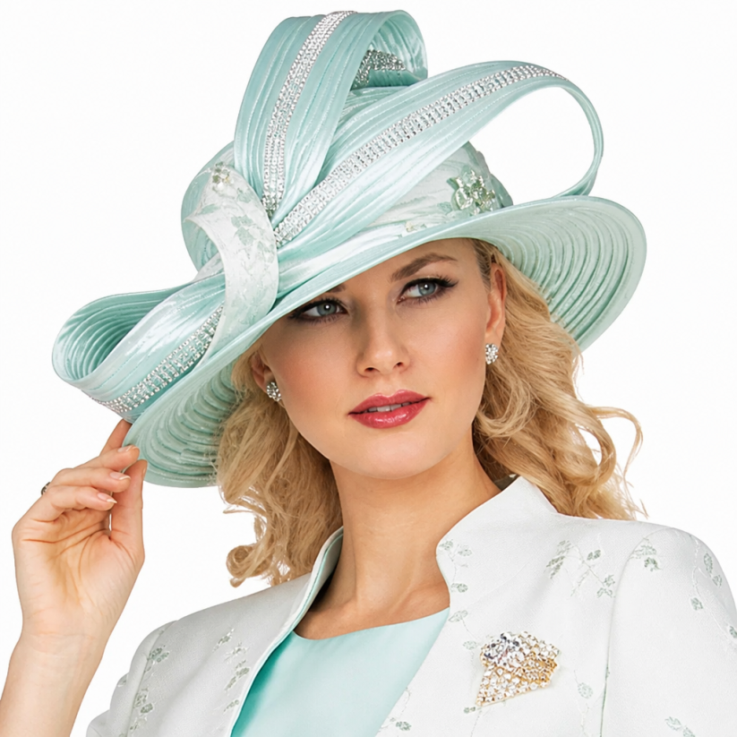 Giovanna 1154-MNT-H Church Hat