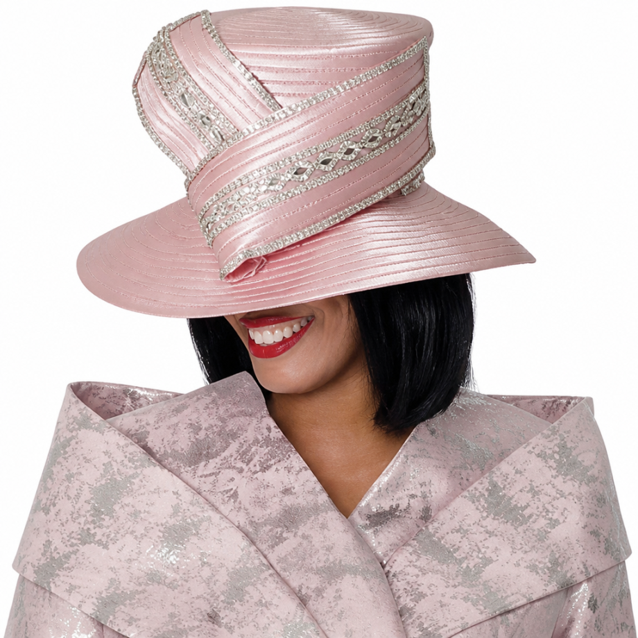 GMI G401722-PNK-H Ladies Church Suit-Hat