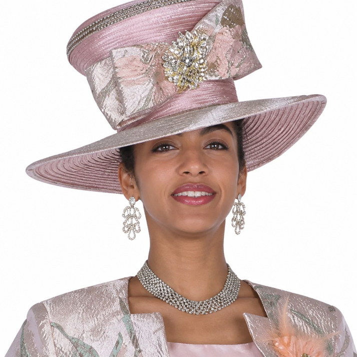 Elite Champagne 6161-MTP-H Church Hat