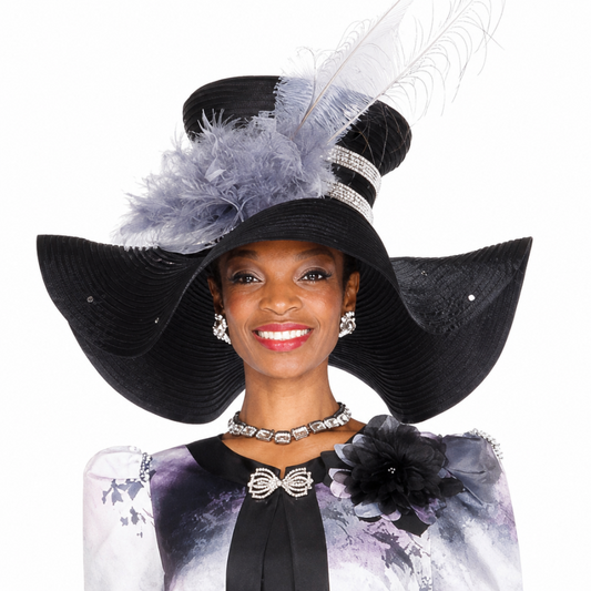 Elite Champagne 6166-SGB-H Church Hat