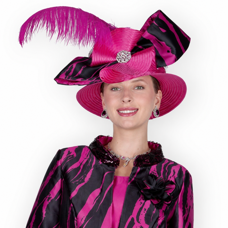 Elite Champagne 6170-FWB-H Church Hat