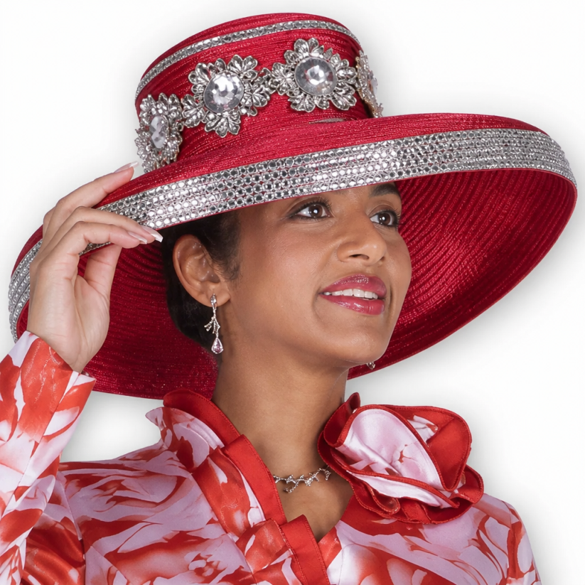 Champagne Italy 6111-RWP-H Church Hat