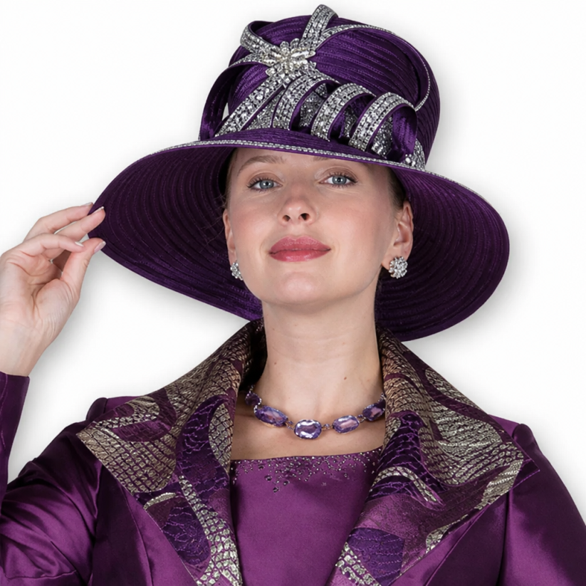 Champagne Italy 6306-H Church Hat