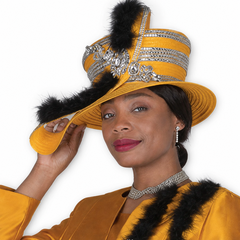 Champagne Italy 6110-GWB-H Church Hat