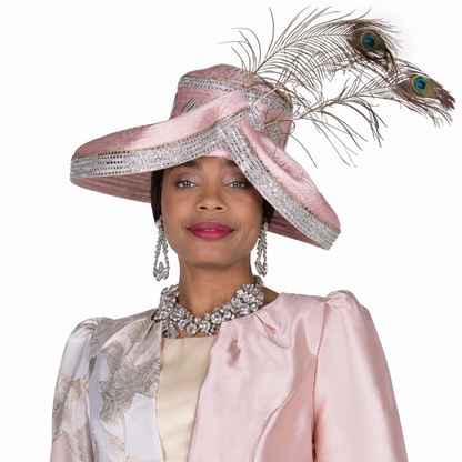 Champagne Italy 6109-PWG-H Church Hat