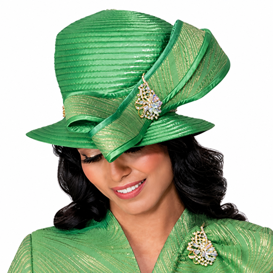 Dorinda Clark Cole G401002-GRN-HAT-IH