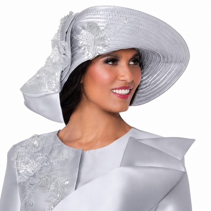 GMI G400572-SLV-H Womens Church Hat