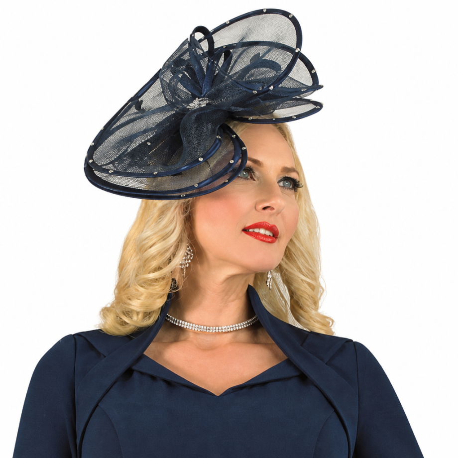 Lily And Taylor 4982-NVY HAT H121