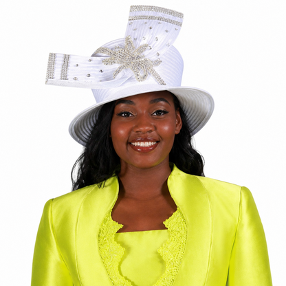 Giovanna G1229-LEM-H Church Hat