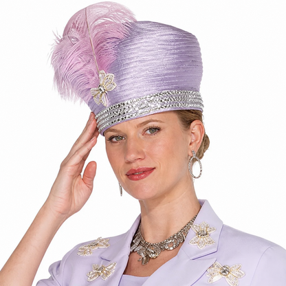 Champagne Italy 6106-LLC-H Church Hat