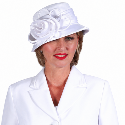 Giovanna S0743-WHT-H Church Hat