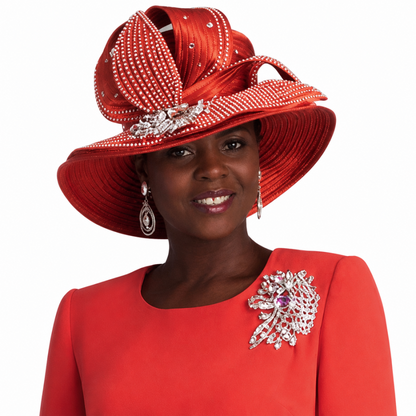 Lily And Taylor 4385-BORG-H Church Hat