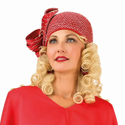 Lily And Taylor 4896-RED-H Church Hat