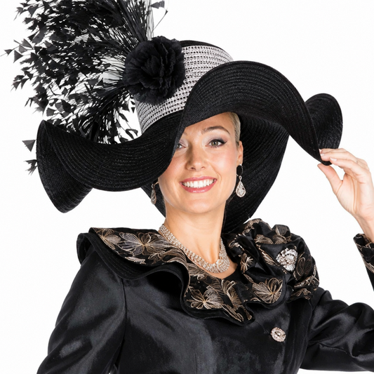 Elite Champagne 6155-H Church Hat