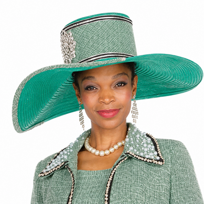 Elite Champagne 6163-H Church Hat