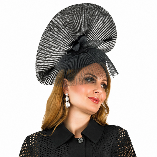 Lily And Taylor 4781-BLK-Hat Church Hat