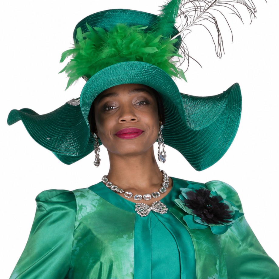 Elite Champagne 6166-GWB-H Church Hat
