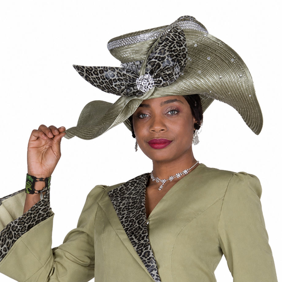 Elite Champagne 6154-OLV-H Church Hat