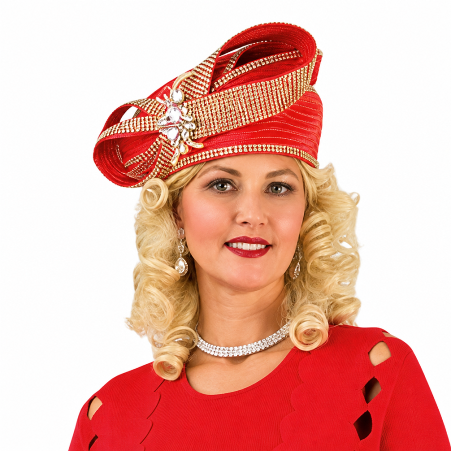 Lily And Taylor 818-BLK-Hat Church Hat