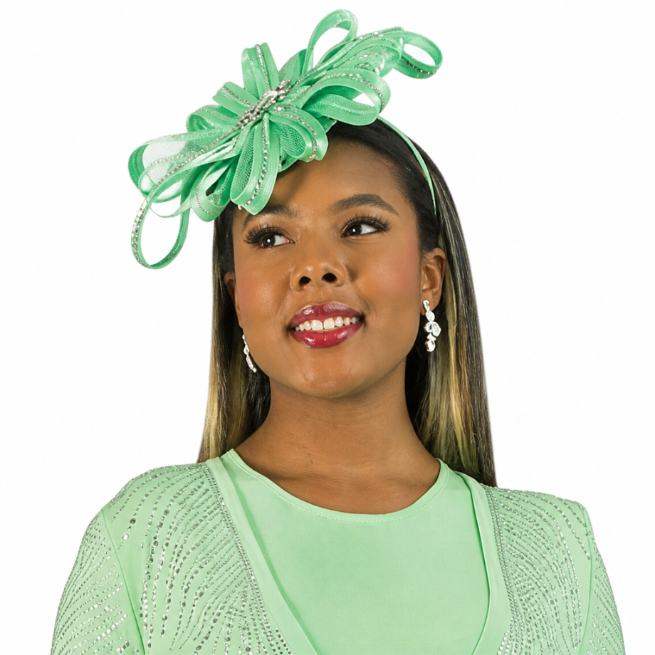 Lily And Taylor 830-MNT-HAT Church Hat