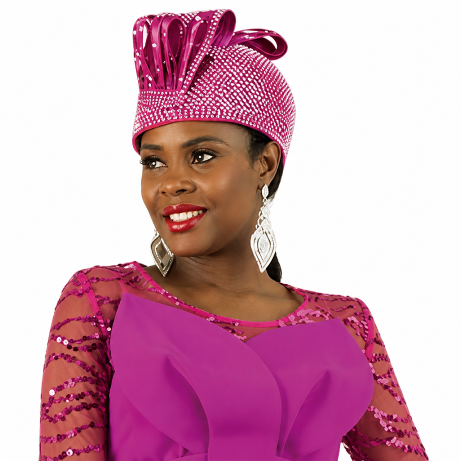 Lily And Taylor 4959-FCH-HAT Church Hat