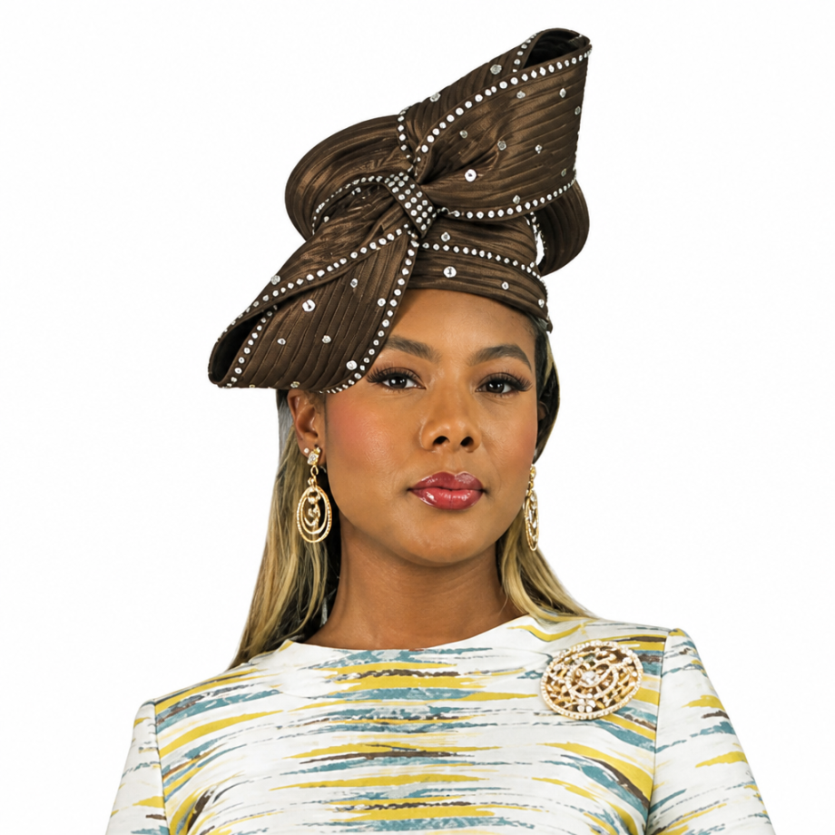 Lily And Taylor 4963-KWI-HAT Church Hat