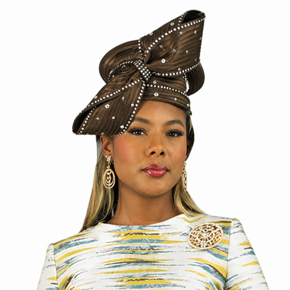 Lily And Taylor 4963-KWI-HAT Church Hat
