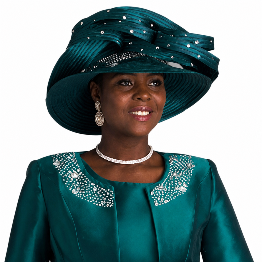 Lily And Taylor 3800-HNT-H Church Hat