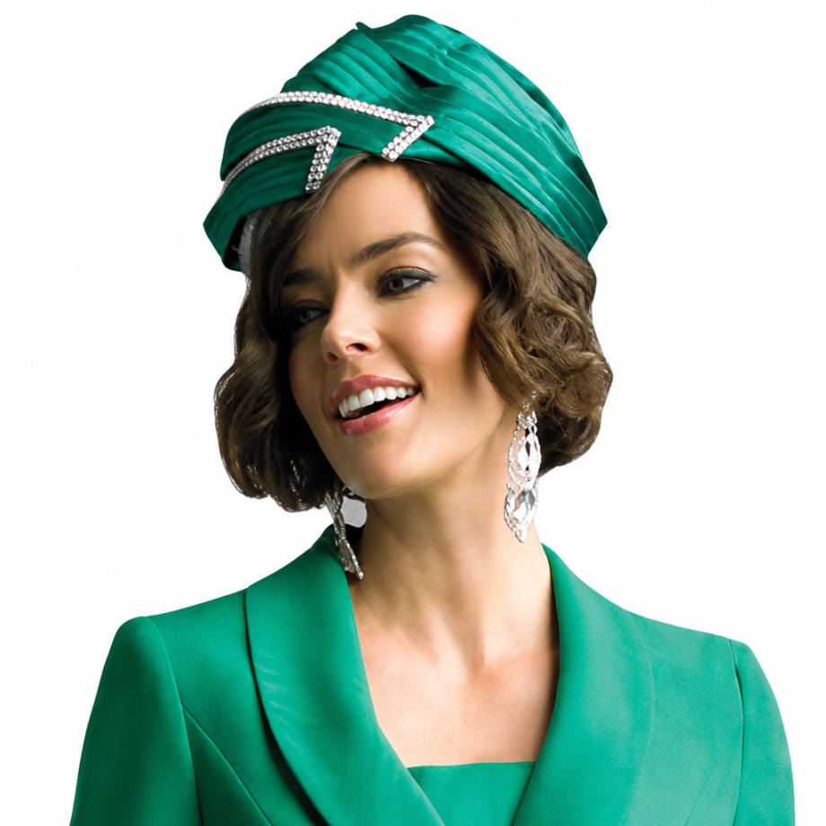 Lily and Taylor 2834-EMR Church Hat