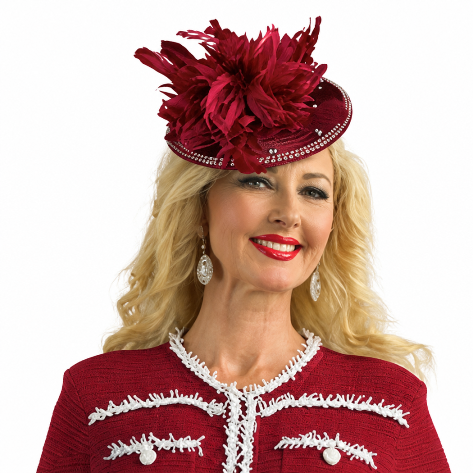 Lily H851-WNE-HAT Church Hat
