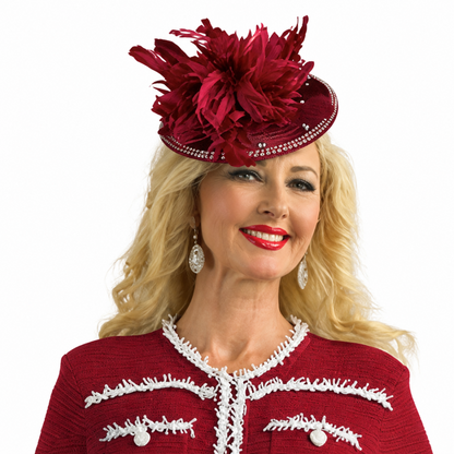 Lily H851-WNE-HAT Church Hat